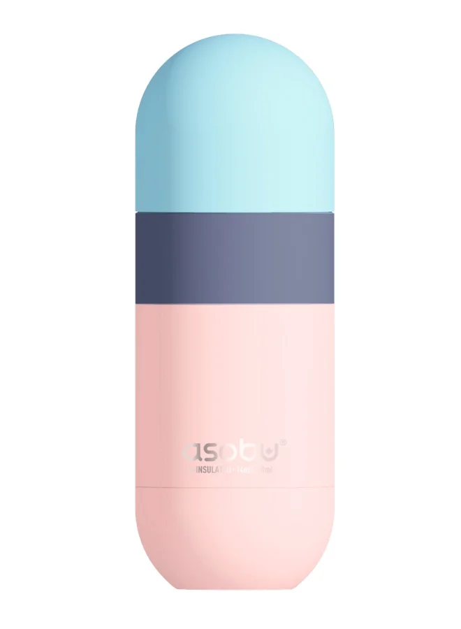 Asobu Orb Bottle Insulated Stainless Steel Water Bottle 410ml with Double Wall Vacuum Insulation, Keeps Drinks Cold for 24 Hours, BPA Free, Spill Proof Lid and Fits Standard Cup Holders
