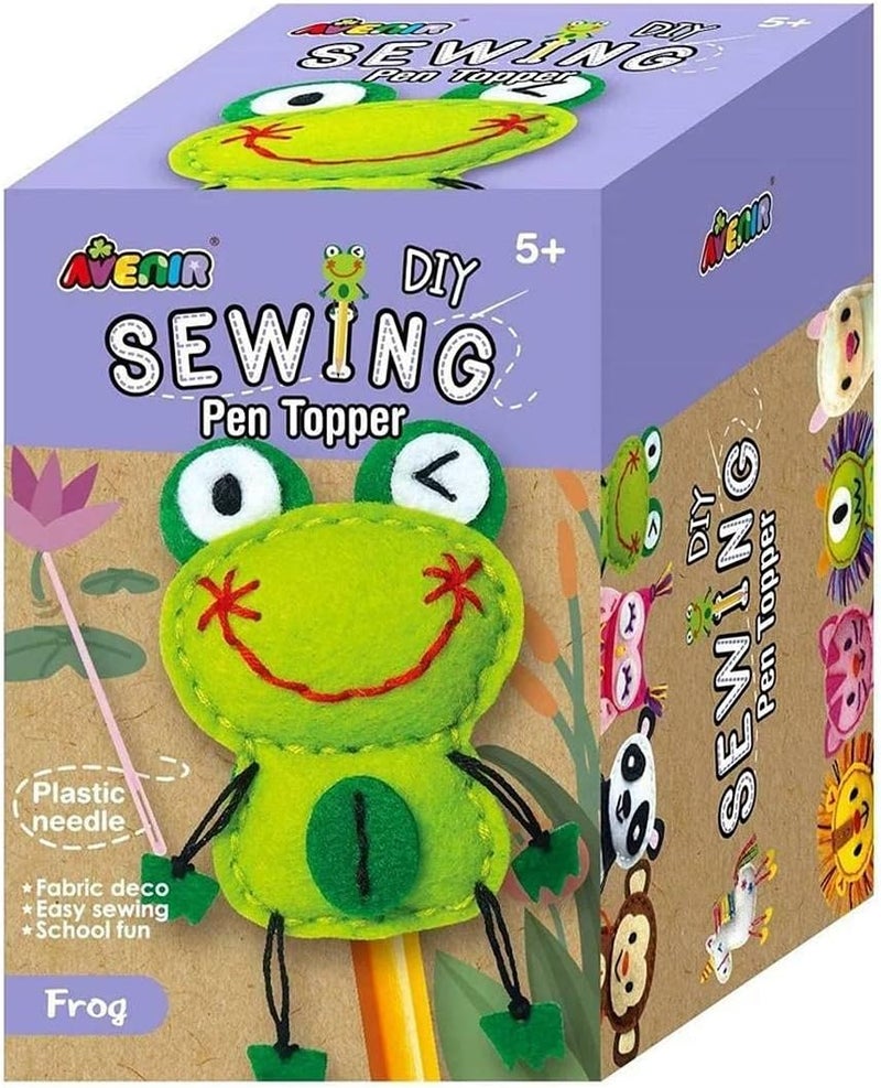Frog Shaped Pen Topper Sewing Toy