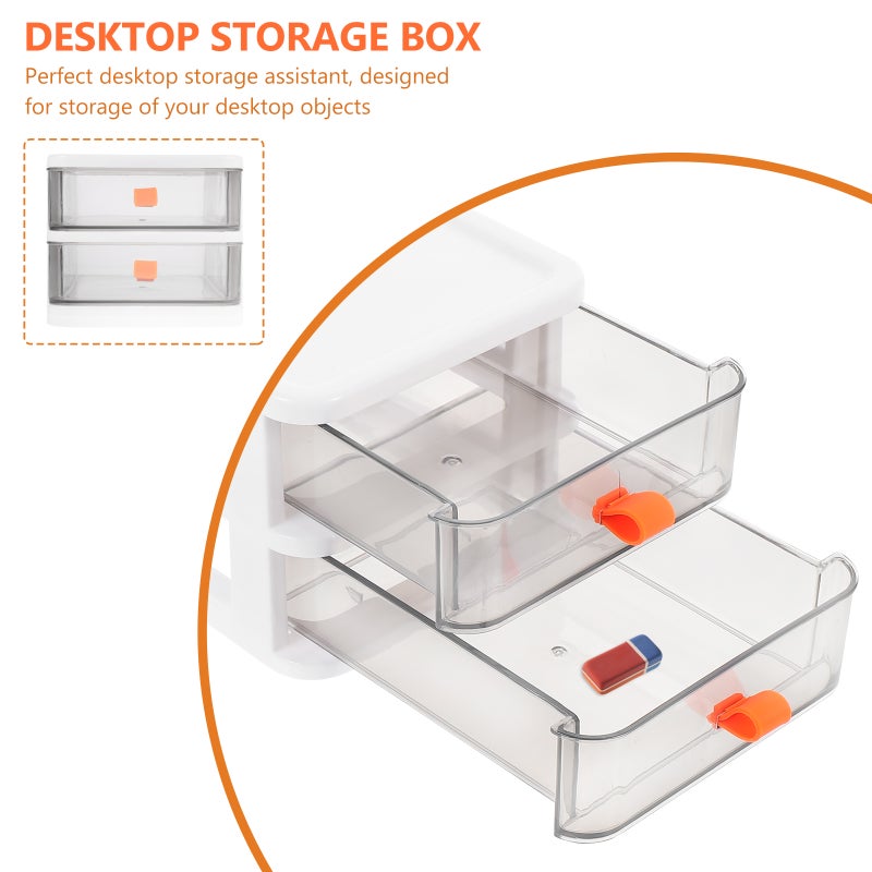 1 Pc Desktop Storage Box Stationary Organizer Desktop Organizer for Office - Image 1