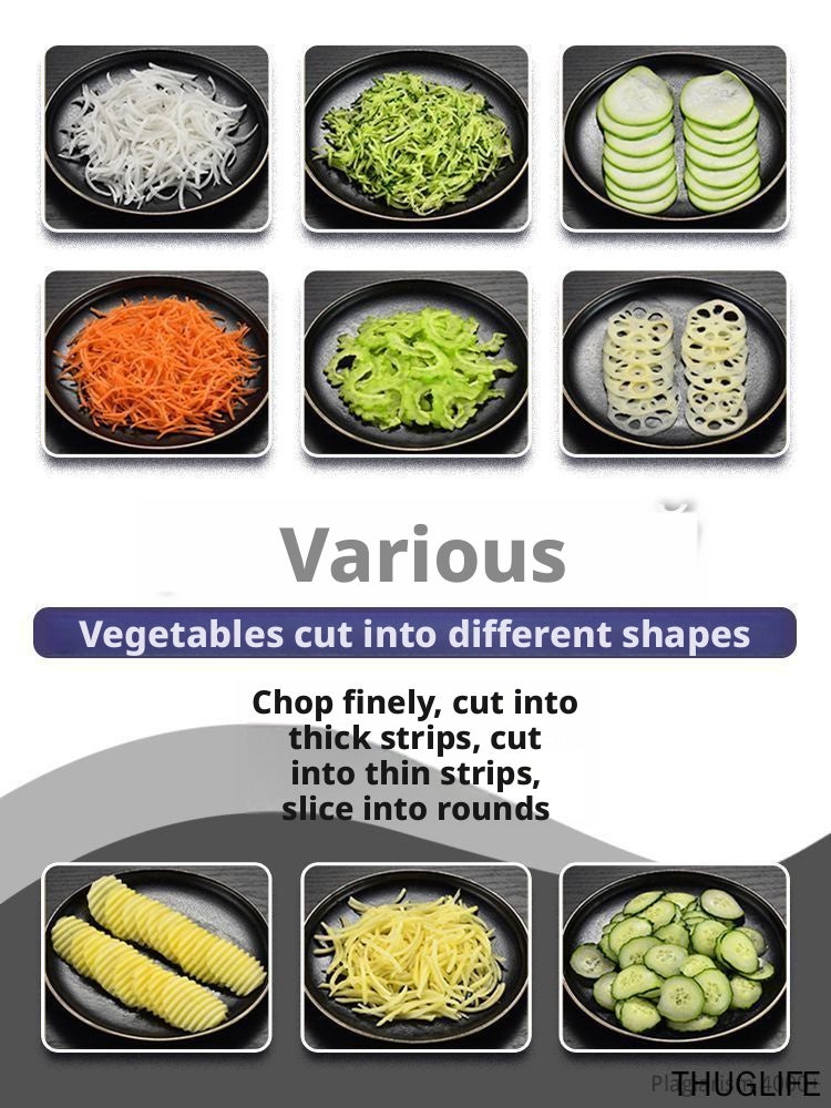 Universal 5-in-1 Mechanical Slicer for Cheese and Vegetables - Image 3