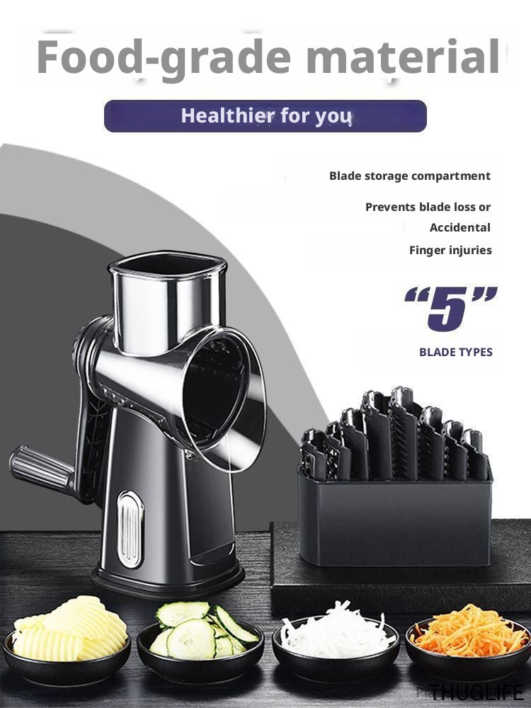 Universal 5-in-1 Mechanical Slicer for Cheese and Vegetables - Image 5