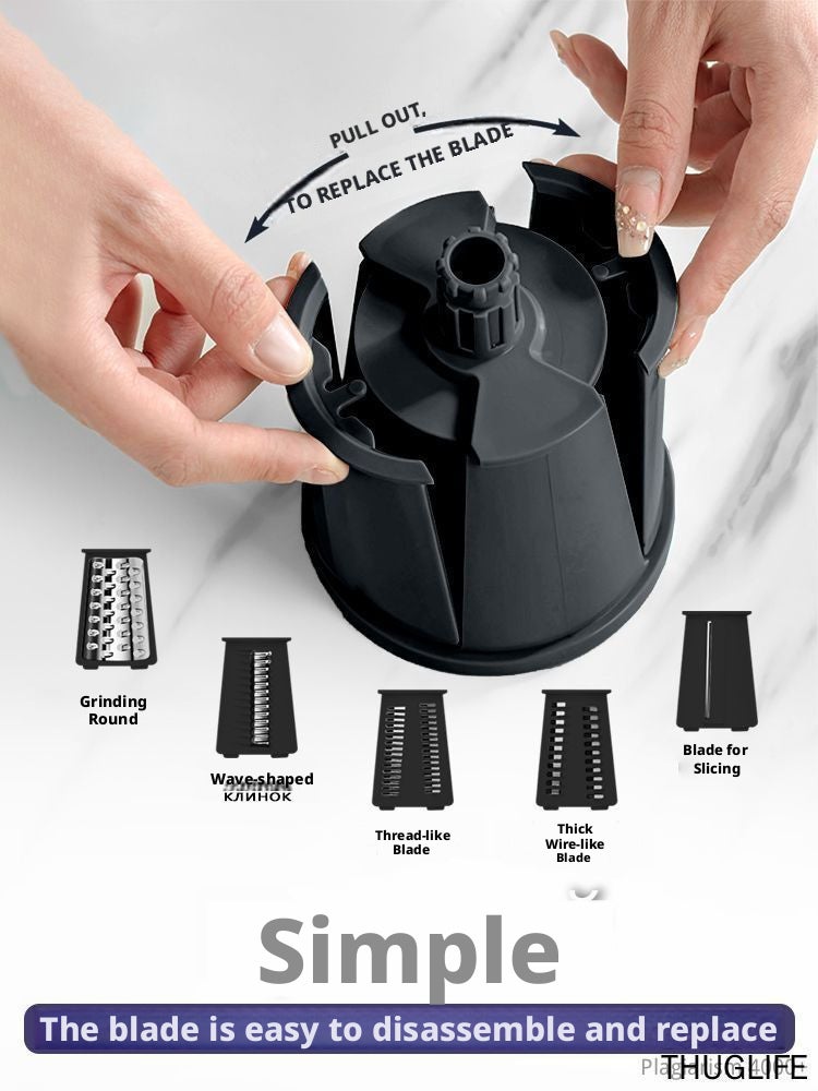 Universal 5-in-1 Mechanical Slicer for Cheese and Vegetables - Image 4