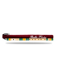 Generic Radhe Flutes Right Handed C Natural With Velvet Cover  - Image 3