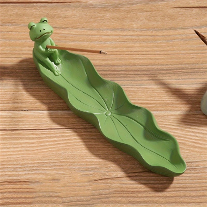 Red Panda Creative Cartoon Frog Line Incense Holder For Home Desktop - Image 1