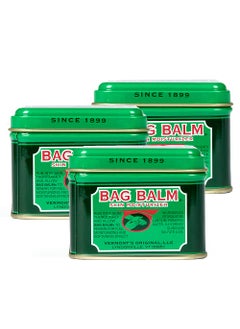 Bag Balm Bag Balm Vermonts Original for Dry Chapped Skin Conditions  Hand  Body 4 Ounce Pack of 3 