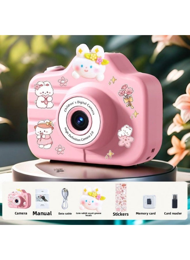 Generic Pacha Dog Camera Girl's Birthday Gift For Girlfriend Boy Boy's Practical Niche Tanabata Valentine's Day-Body Color:Cute Bunny Theme [dual Camera] - Place An Order [free Imported Mobile Phone Accessories] 64g  - Image 1