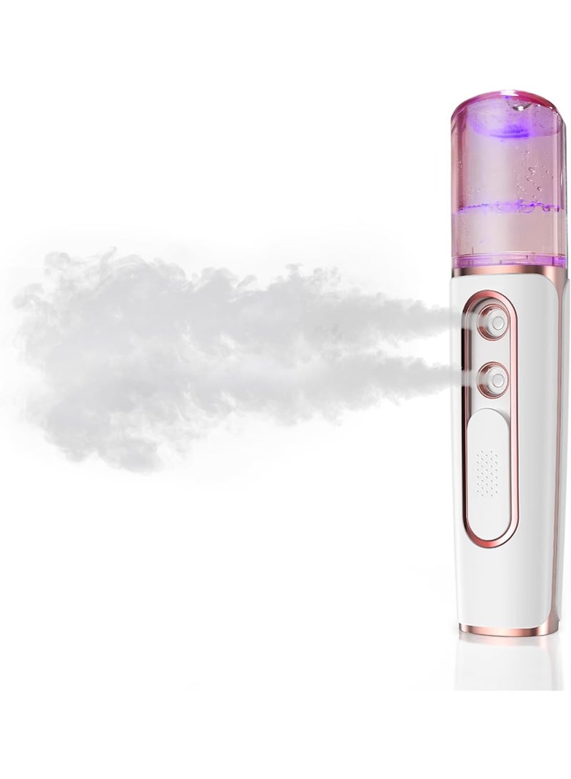 K.SKIN Nano Facial Spray, Portable Face Spray with 2 Spray Nozzle, USB Rechargeable, Visual Water Tank, Nano Mister for Eyelash Extensions, Skin Care, Daily Makeup, Face Hydrating - Image 1