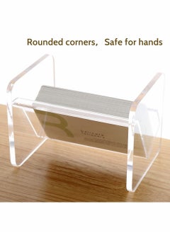 Y&D Business Card Holder, Acrylic Holder for Desk Clear Stand Desktop Holders Plastic Display Exhibition, Home, and Office  - Image 4