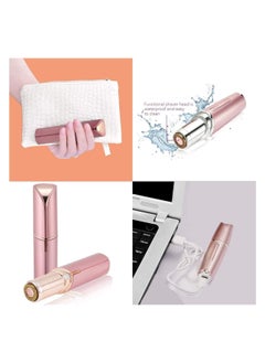 2*1 Facial Hair Remover with LED Light USB Rechargeable, Waterproof Painless Shaver for Fine Hair Peach - Chin - Cheek - Upper Lip MO 9071 - pzsku/ZC637700778406B9E704AZ/45/_/1729606774/26edc023-d6c8-483f-b12f-d1dd9b62dbd1