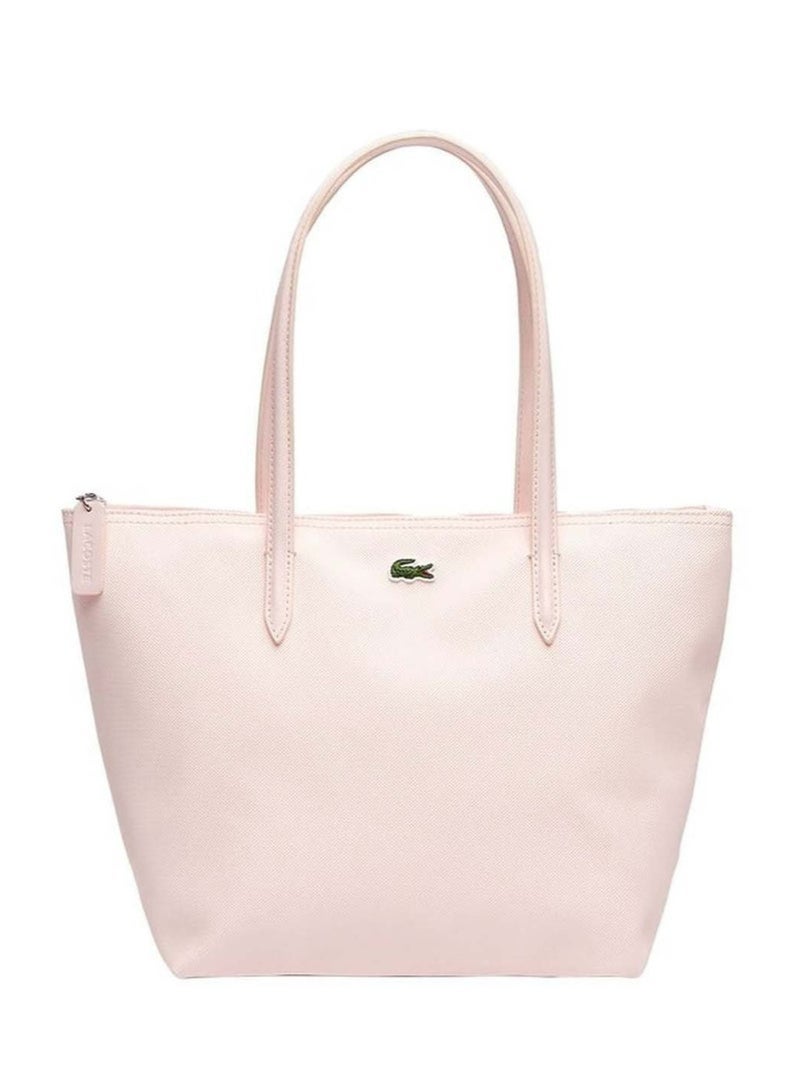 Lacoste Women's L12.12 Concept Fashion Versatile Large Capacity Zipper Handbag Tote Bag Shoulder Bag Camera Bag Medium Pink 24cm * 24.5cm * 13cm Camera Bag - Image 3