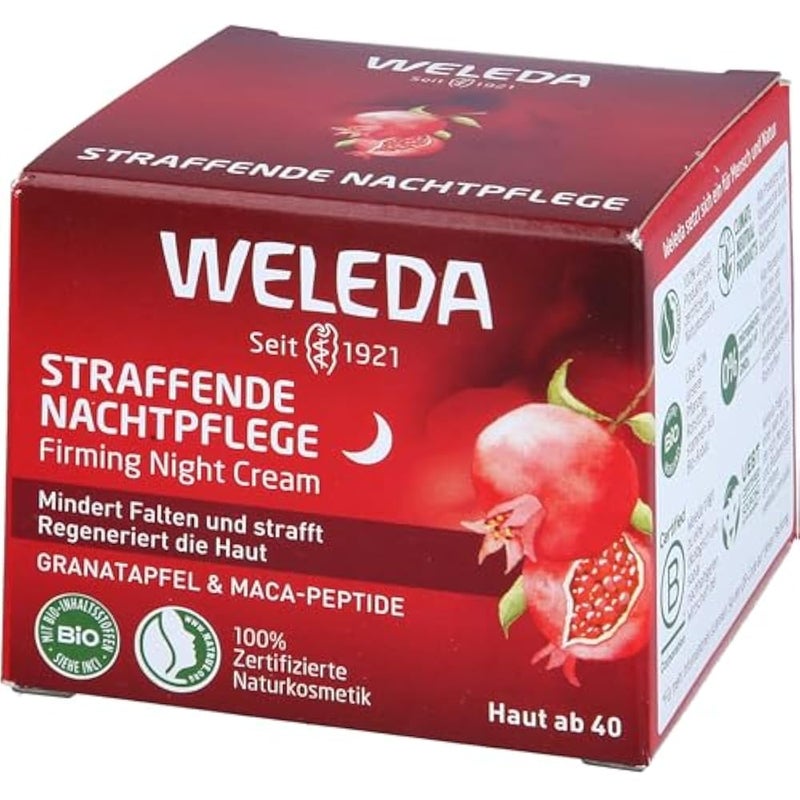 WELEDA Pomegranate & Maca Firming Night Cream (1x 40ml) - Image 4