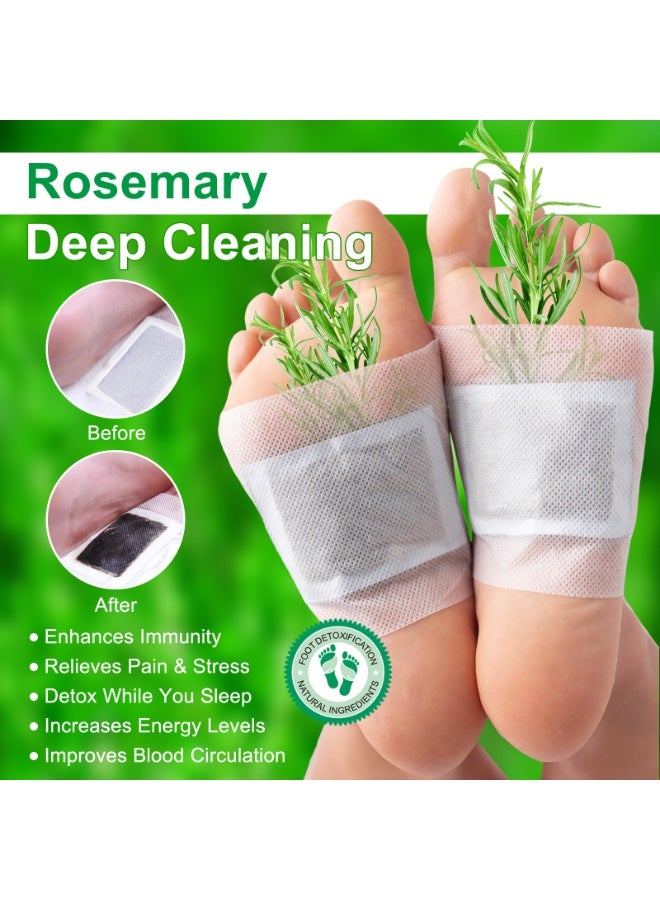 100% Natural Deep Foot Cleansing with Ginger Powder, Bamboo Vinegar & Rosemary Mix - 10 Pieces - Image 2
