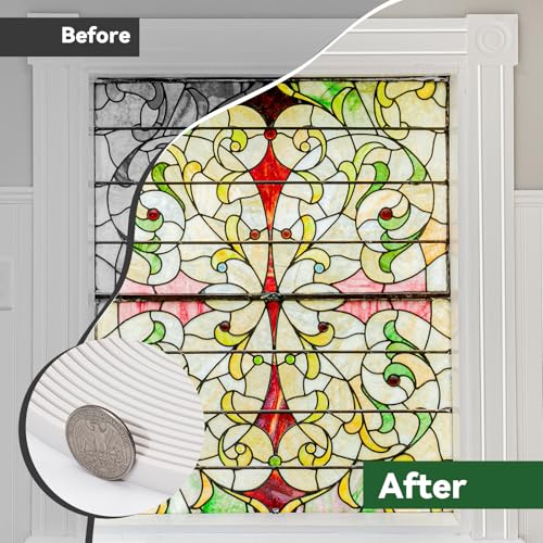 JSIWOTH 9.8 Ft Peel and Stick Wall Molding Trim, White(Paintable) Self Adhesive Flexible Trim for Wall, Edges, Borders, Window Frames, Backsplash Tiles, Baseboard & More (W:0.4", T:0.1") - Image 5