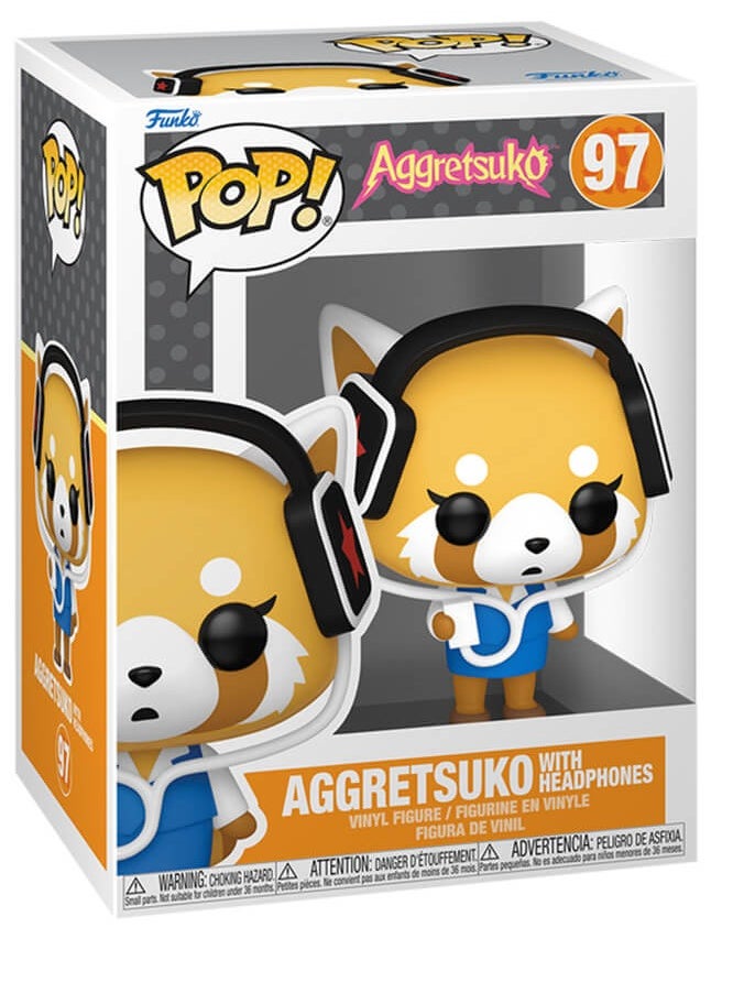 Funko Funko Pop! Cartoon Animation: Sanrio - Aggretsuko with Headphones #97  - Image 2