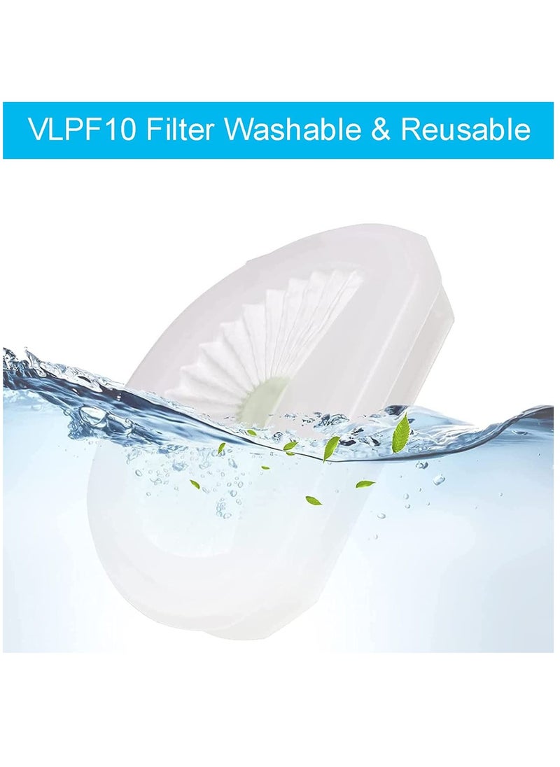 SYOSI - VLPF10 Filter, Laukowind VLPF10 Vacuum Replacement Filters for Black and Decker HLVA315J HLVA320J HLVA325J10 HLVA325BP07 Dustbuster Handheld Vacuum Compare to Part N575266 and N600601 (6 Pack ) - Image 1