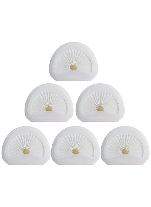 VLPF10 Filter, Laukowind VLPF10 Vacuum Replacement Filters for Black and Decker HLVA315J HLVA320J HLVA325J10 HLVA325BP07 Dustbuster Handheld Vacuum Compare to Part N575266 and N600601 (6 Pack )