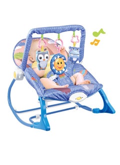BLOOMING TIME Foldable Musical Rocker And Bouncer Chair for Baby  - Image 1