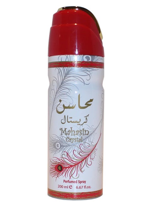 Mahasin Crystal Perfumed Deodorant Spray for Women,200 ml