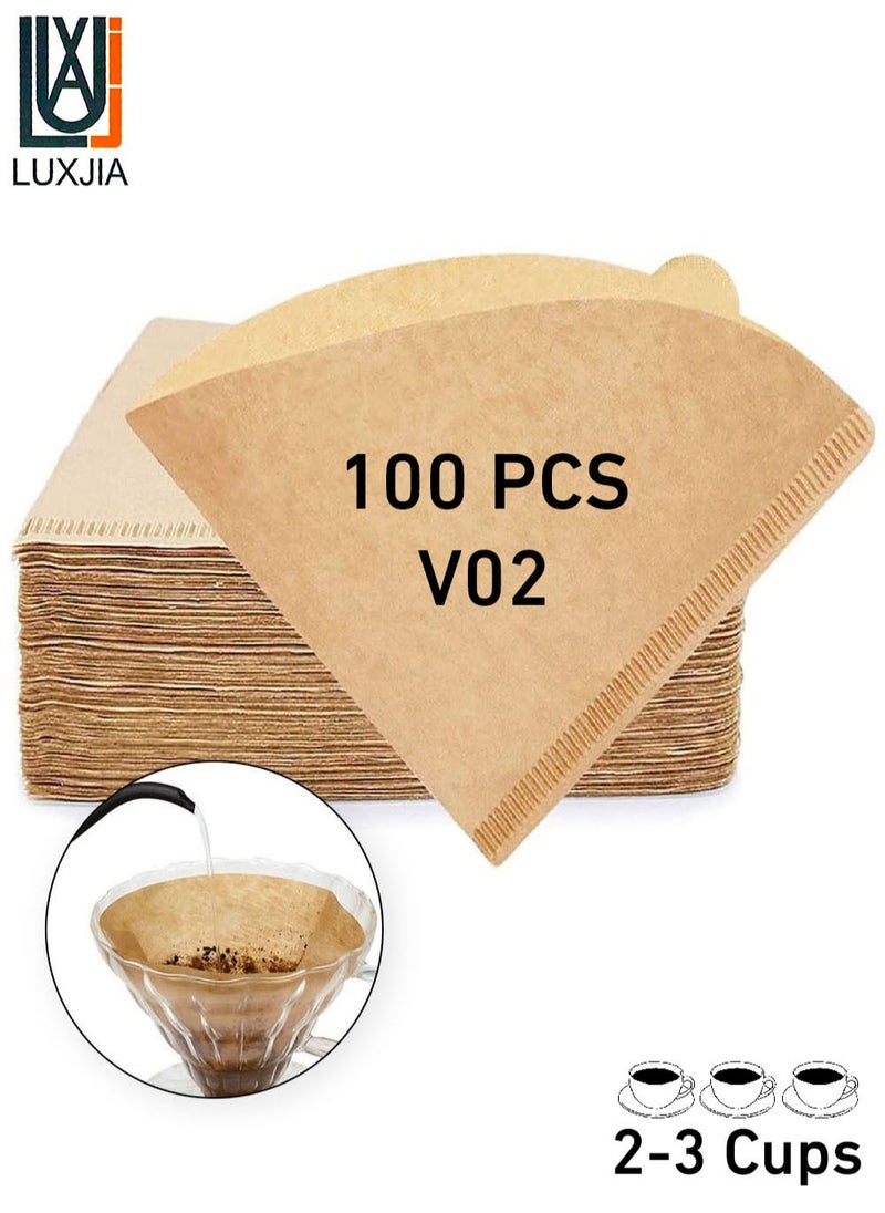 لاكجيا - فلاتر قهوة v60 عدد 100 فلتر مقاس 02 حجم كبير - Image 1
