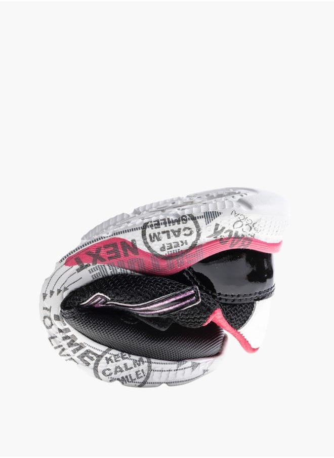 Pablosky - Girls' Printed Sneakers With Hook And Loop Closure - Image 1