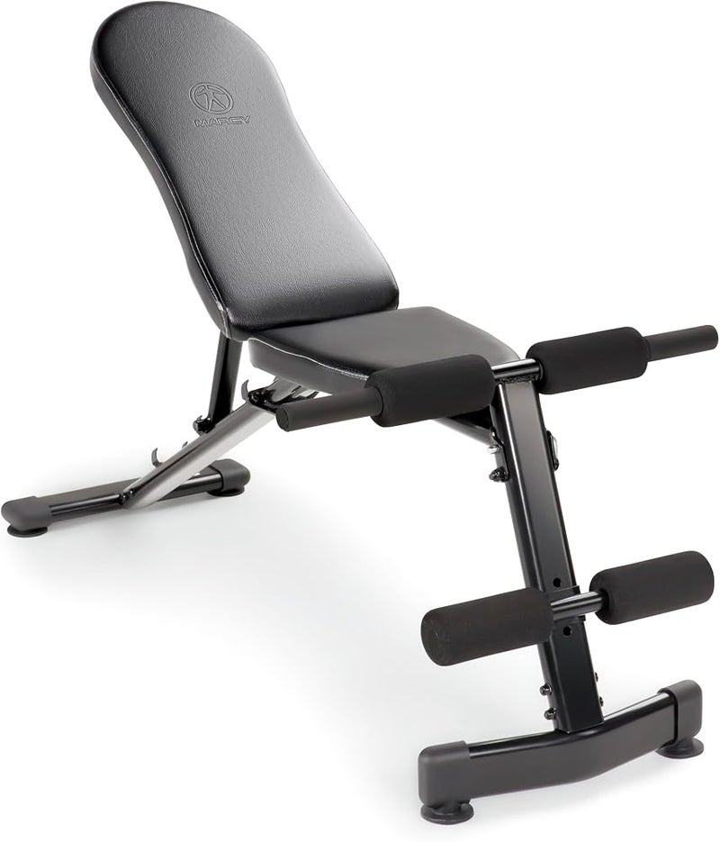 Marcy Multi-Purpose Adjustable Workout Utility Weight Bench for Full Body Upright, Incline, Decline, and Flat Exercise SB-228, 42.00 x 26.00 x 48.00 inches - Image 1