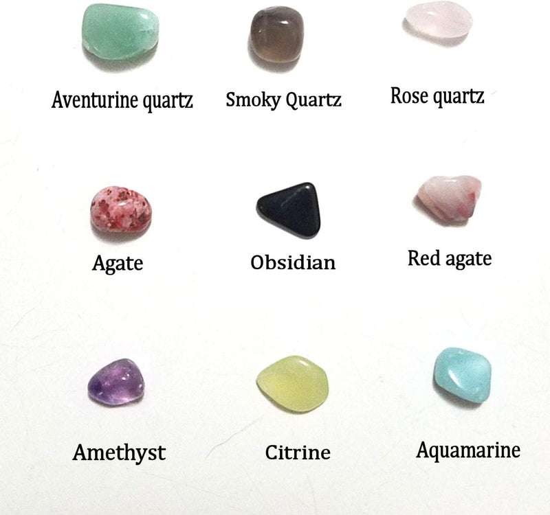 JM Future 11 Pounds/5000 Grams Mixed Natural Stones & Crystal Tumbled Chips Gemstone Crushed Pieces Irregular Shaped Jewelry Making Home Crafts Projects Flower Pot Fish Tank Decoration Gift - Image 5