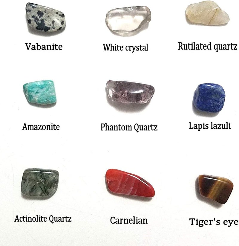 JM Future 11 Pounds/5000 Grams Mixed Natural Stones & Crystal Tumbled Chips Gemstone Crushed Pieces Irregular Shaped Jewelry Making Home Crafts Projects Flower Pot Fish Tank Decoration Gift - Image 4