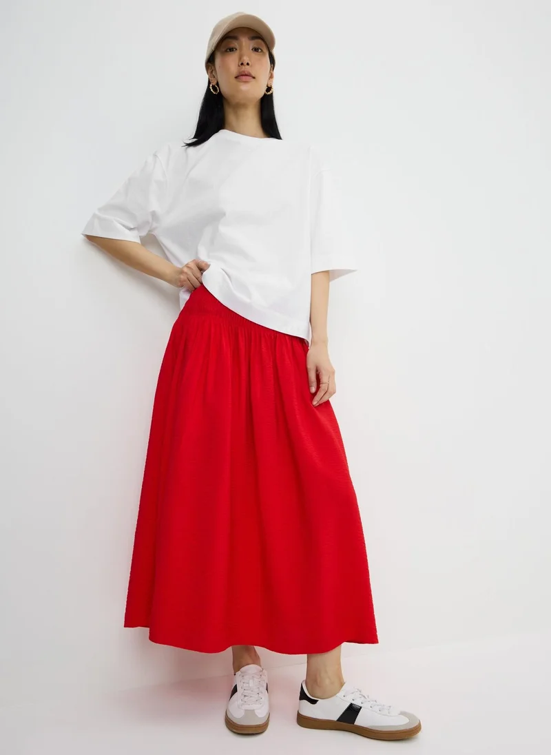 ماتلان White Boxy T-Shirt