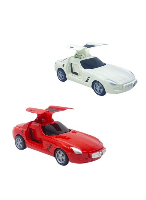 1:18 Scale Mercedes-Benz Simulation Car with Functional Doors - 4 Functions