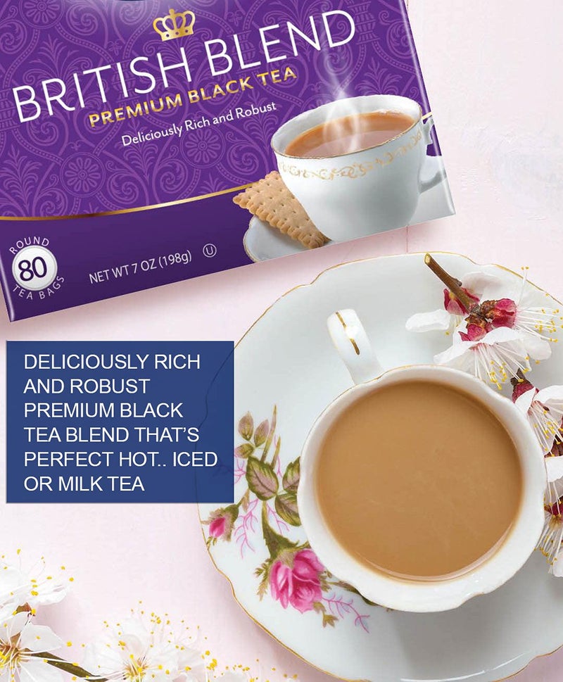 Tetley British Blend Premium Black Tea, Regular, 80 Teabags (Pack of 1) - Image 3