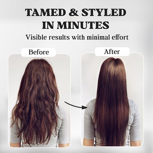 Herstyler Hair Straightening Comb - Straightener Comb for Flat Iron - Makes Styling Easy - Get Straight Hair in Minutes (Purple) - Image 5