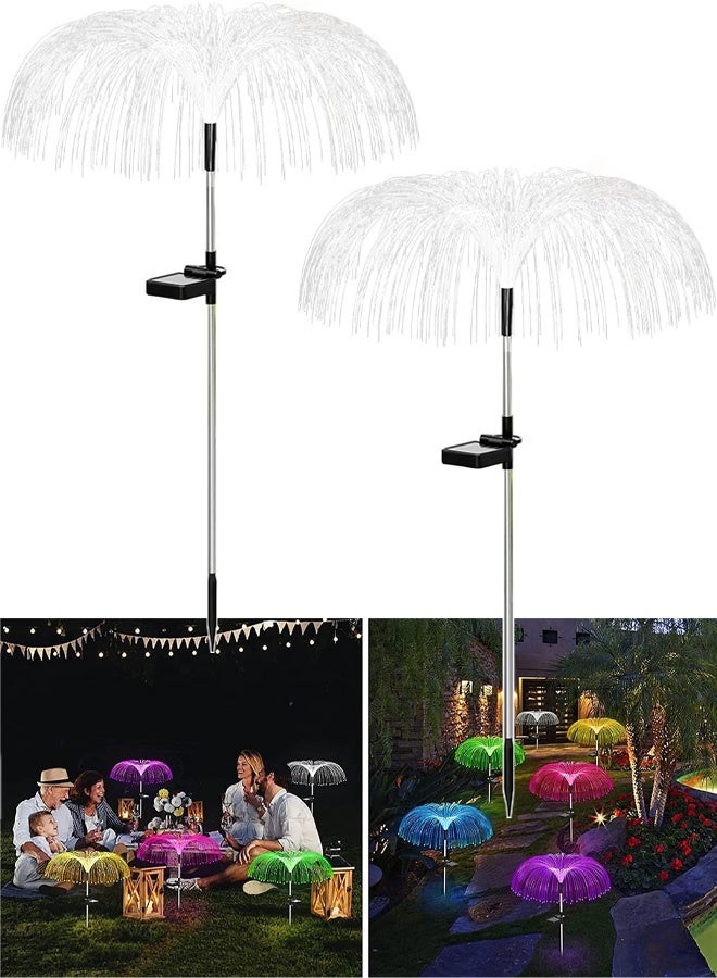 TAPIT Solar Garden Lights Outdoor Garden Decorative Solar Jellyfish Lights Waterproof Pathway Lamp for Yard Patio Holiday Decorations 4 Color Changing - Image 1