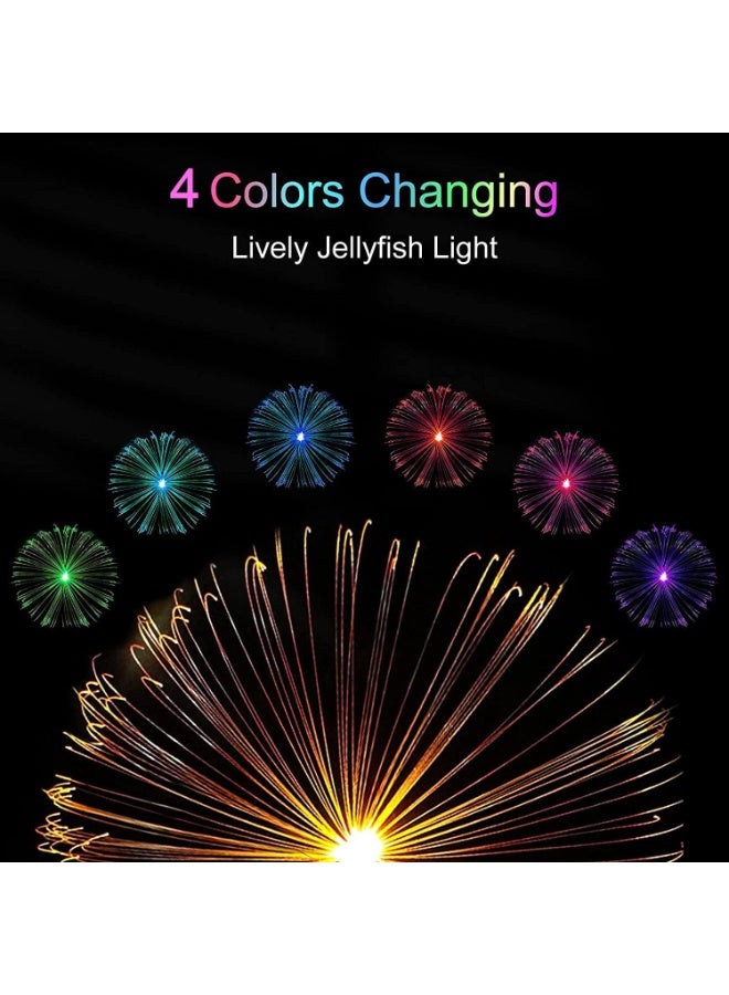 TAPIT Solar Garden Lights Outdoor Garden Decorative Solar Jellyfish Lights Waterproof Pathway Lamp for Yard Patio Holiday Decorations 4 Color Changing - Image 5