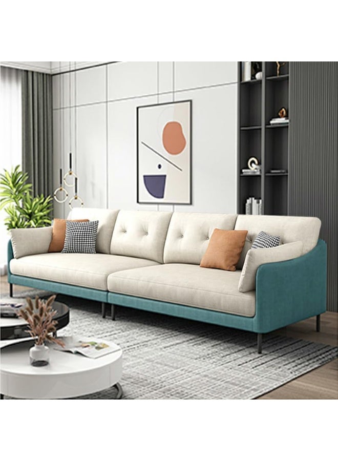 Zayn comforts Water Resistant 9.2Ft Extra Long Tech Cloth Modern Sofa