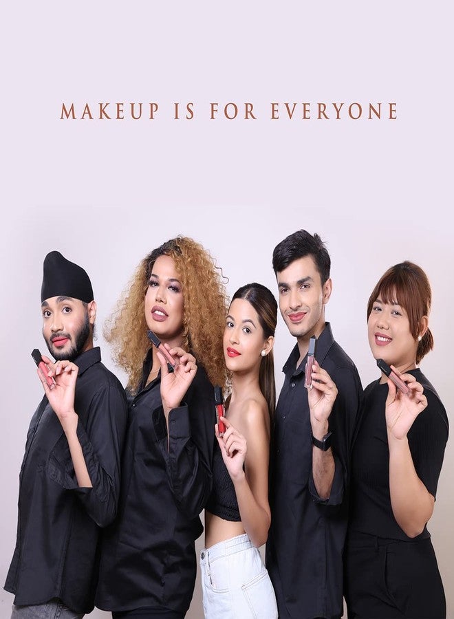 Love Earth LoveEarth 9-Piece Matte Liquid Lipstick Set - Waterproof, Smudge-Proof, Long-Lasting, with Jojoba Oil & Vitamin E, Mini Lipstick Gift Pack - Image 4