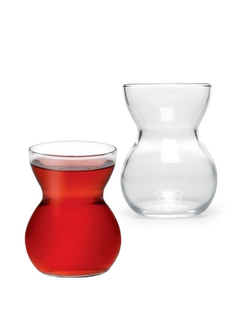 Pasabahce 6-Piece Dantel Tea Glass 140 ml Clear - Image 4