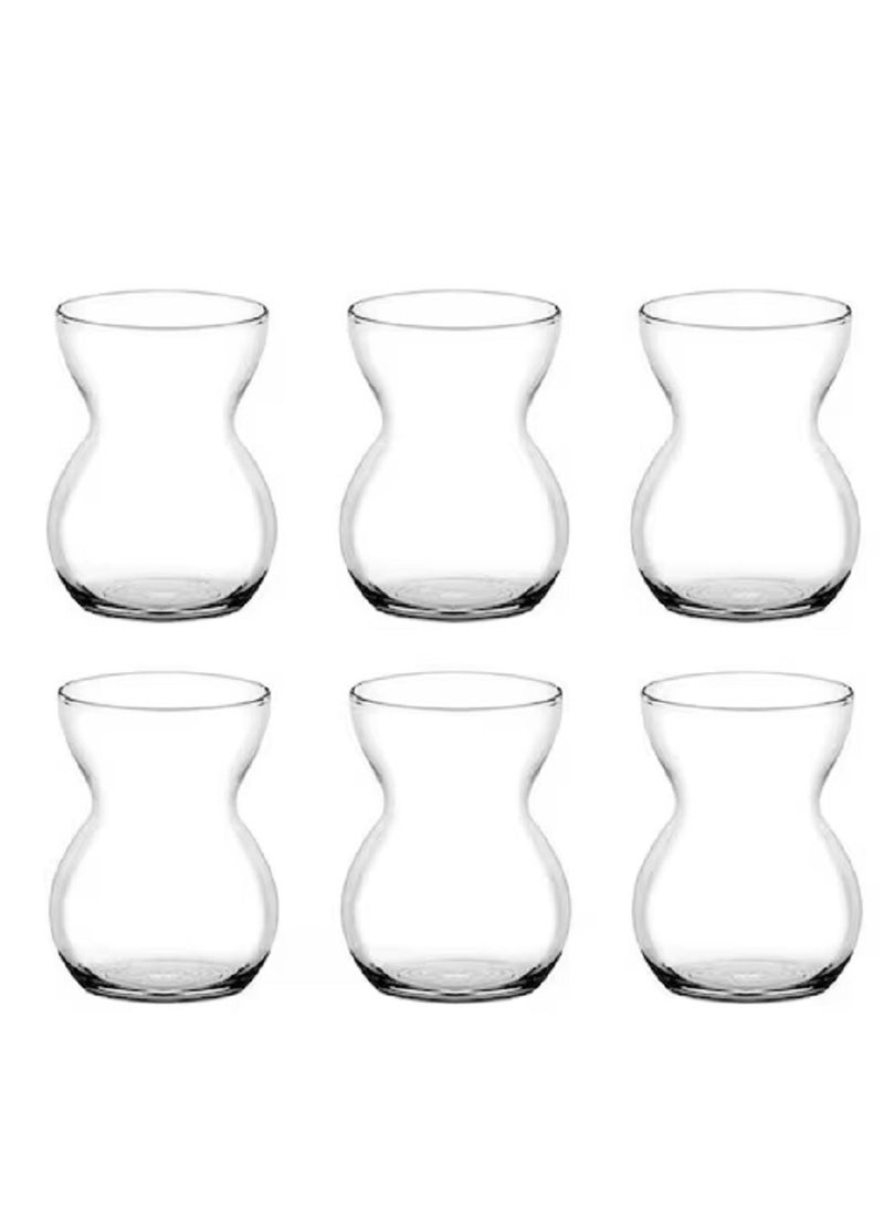 Pasabahce 6-Piece Dantel Tea Glass 140 ml Clear - Image 2