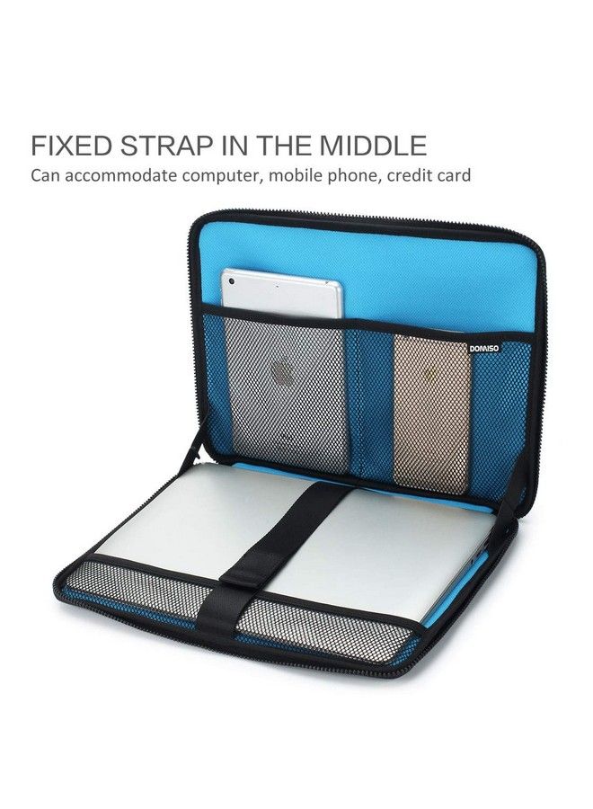 DOMISO 17 Inch Shockproof Waterproof Laptop Sleeve With Handle Lightweight Soft Eva Tablet Protective Case Bag For 1717.3" Notebook Dell Lenovo Acer Hp Msi Black  - Image 4