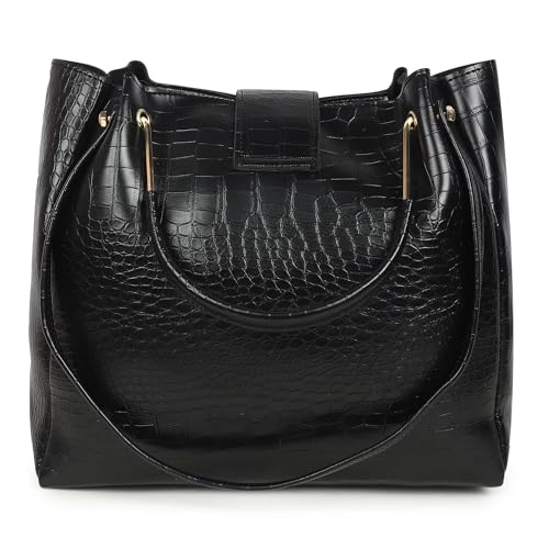 DANIEL CLARK Handbags For Women Combo (Dark Black) - Image 5
