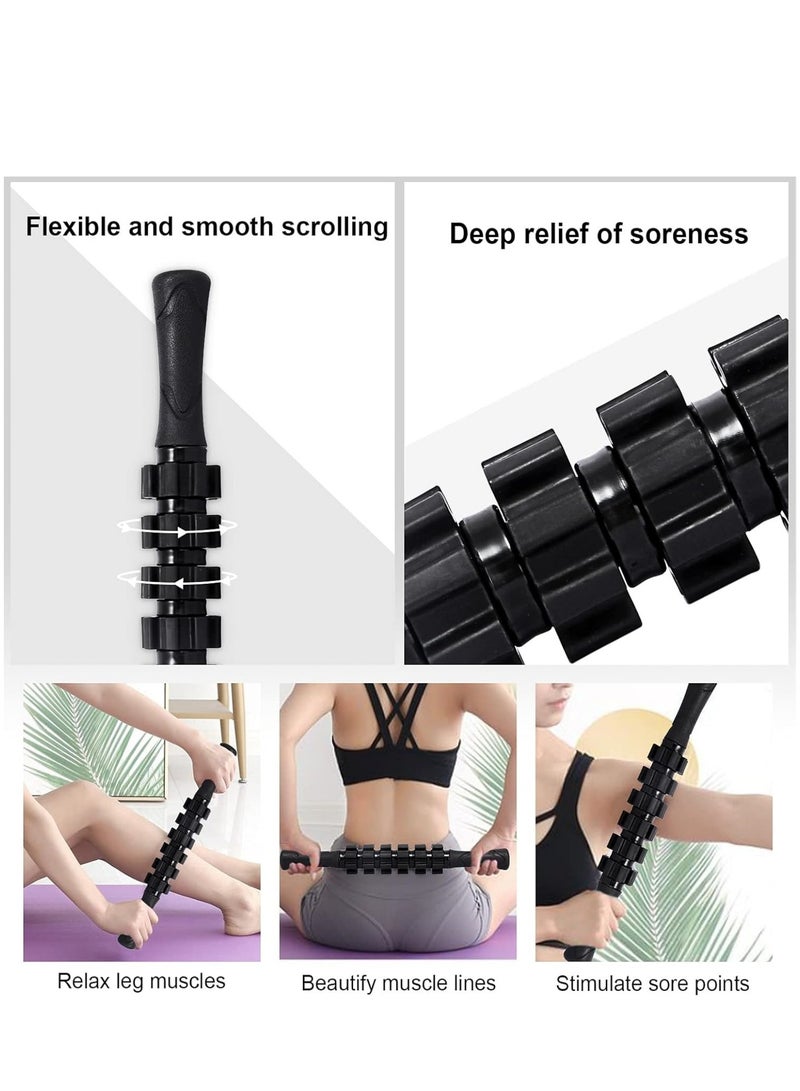 Generic Foam Roller for Yoga, 5-in-1 Fascia Roller Set, Muscle Roller, Fascia Roller, Fascia Ball, Resistance Bands and Storage Bag for Fascia Training, Yoga, Sports, Fitness, Pilates - Image 4