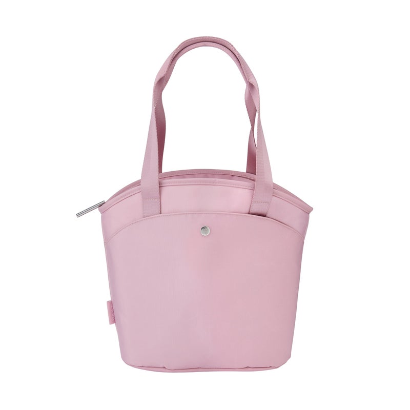 S'well Insulated Lunch Tote 10L, Dusty Pink, Leakproof Lining With Waterproof Zip Closure, Multiple Pockets For Packing, Inner Strap Holds Water Bottle, Fits S'well Salad Bowl Kit Or Bento Box - Image 1