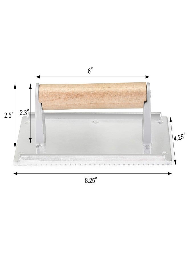 New Star Foodservice New Star Food Service 36411 Commercial Grade Aluminum Steak Weight/Bacon Press, 8.25 by 4.25-Inch - Image 5