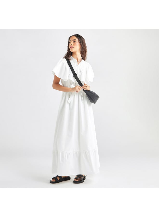 Splash FAV Ruffled Cotton Maxi Dress  - Image 2