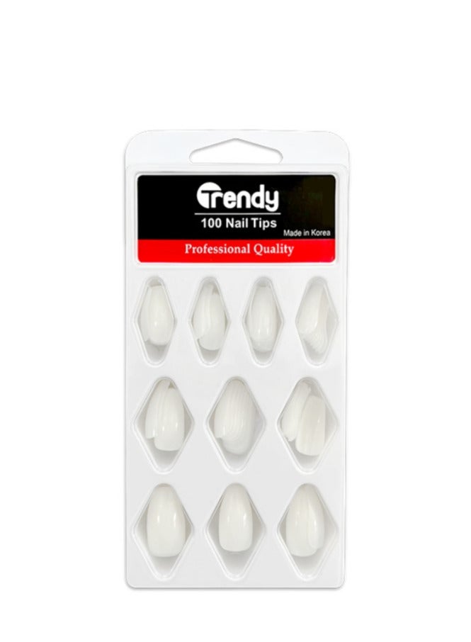 تريندي أظافر مستعارة مكونة من 100 قطعة
