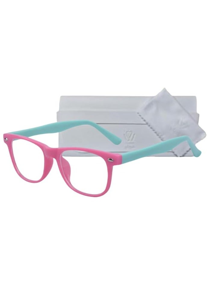 نظارة حجب الضوء الازرق للاطفال - اطار غير قابل للكسر للاولاد والبنات (3-12 سنة) - Image 1