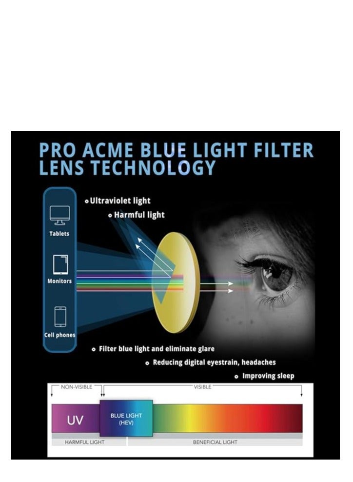 نظارة حجب الضوء الازرق للاطفال - اطار غير قابل للكسر للاولاد والبنات (3-12 سنة) - Image 3