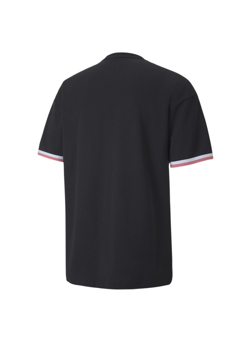 PUMA Celebration Mens Black Crewneck T-shirt - Image 5