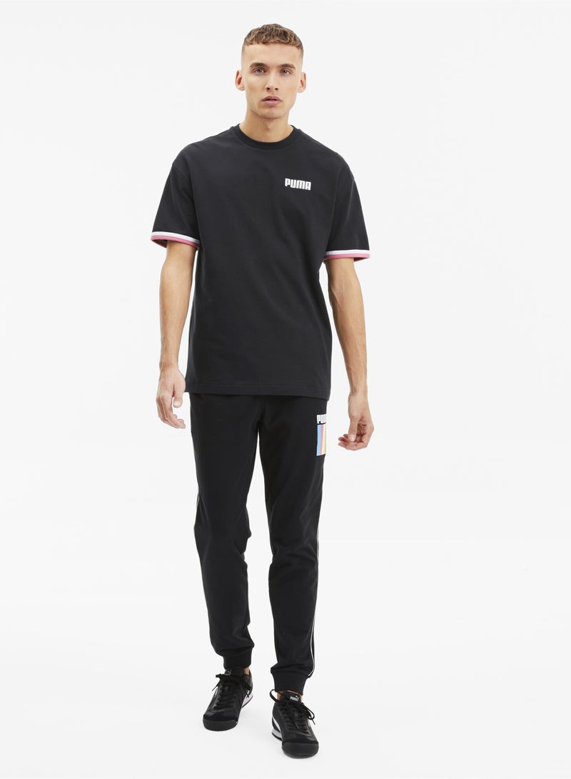 PUMA Celebration Mens Black Crewneck T-shirt - Image 3
