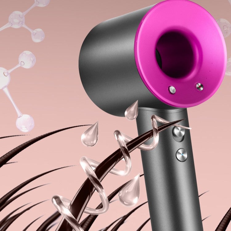Source factory wholesale generation of negative ion hair dryer bladeless quick-drying dormitory for students household electric hair dryer Rose - Image 5
