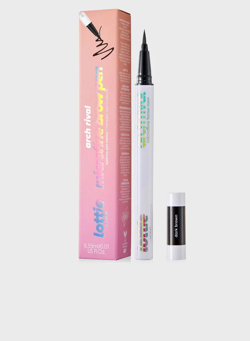 Lottie Felt Tip Brow Pen - Dark Brown